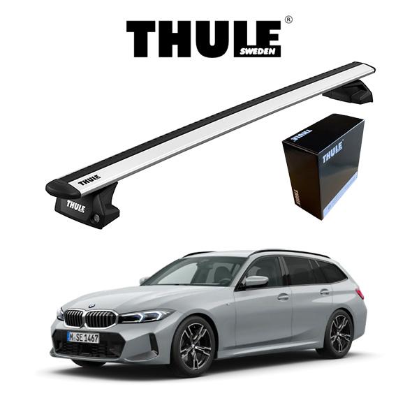 BMW 3シリーズ ツーリング G21 ダイレクトルーフレール付車 ウィングバーEVO ルーフキャリ...