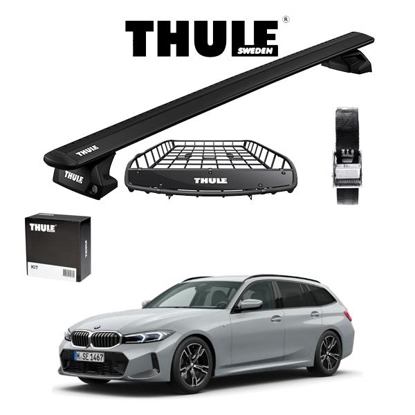 BMW 3シリーズツーリング G21 ダイレクトルーフレール付車 THULE スーリーベースキャリア...