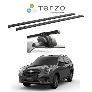 車種別セット Terzo テルッツオ ベースキャリア スクエアバー スバル フォレスター SUBARU FORESTER SK系 ルーフレール付車 キャリアラック ルーフラック｜6degrees