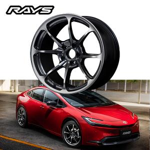 トヨタ TOYOTA プリウス PRIUS 60系【送料無料・4本セット】RAYS レイズ ホイール VOLK RACING NE24 19x8.0J +48 5-114.3 シャイニングブラックメタル  HM｜6degrees