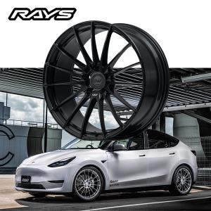 テスラ モデルY Tesla Model Y【送料無料・4本セット】RAYS レイズ ホイール VMF L-01 21x9.0J +45 5-114.3 セミグロスブラック(SG)｜6degrees