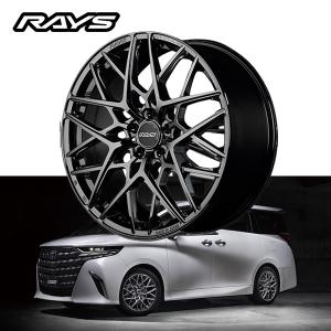 40系 アルファード ヴェルファイア【送料無料・4本セット】RAYS レイズ ホイール VERSUS VV25M 20x8.5J +36 5-120 ジェットブラック (YNJ)｜6degrees