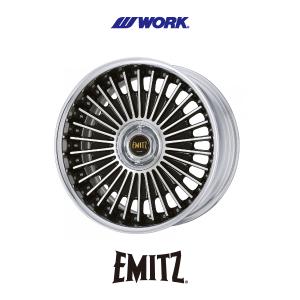 トヨタ プリウス 60系【送料無料・4本セット】 WORK ワーク EMITZ イミッツ 20x8.0J +47 5H114.3 ブラックカットクリア (BP)｜6degrees