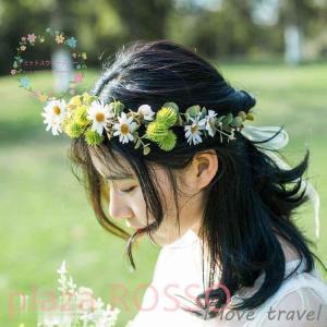 即納 最大半額 花冠 ホワイト グリーン ウェディングドレス Www Jokerpizzanight Pl