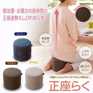 快適正座クッション 正座らく 姿勢 サポート 低反発ウレタン