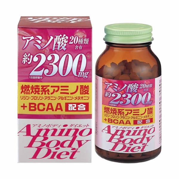 アミノボディダイエット粒 オリヒロ ORIHIRO サプリメント ダイエット アミノ酸 BCAA バ...