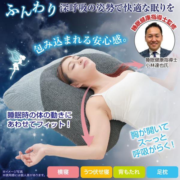(特典あり) 超熟プレミアム深層呼吸まくら 北海道・沖縄県への発送不可 枕 快眠 睡眠 ビッグサイズ...