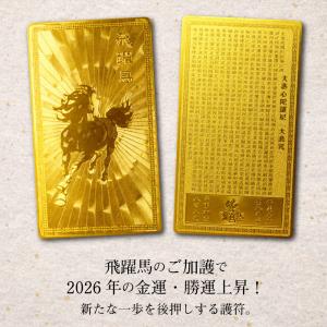 飛躍馬 金運札 ポイント消化 金運アップ 干支...の詳細画像1