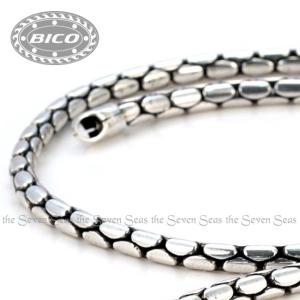 bico チェーン ネックレス サーフビコ BICO F-40 ブロック 太さ4mm 