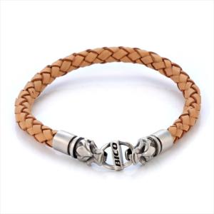 GARNI（ガルニ） Braid Coil Bracelet ブレスレット ブラウンシルバー