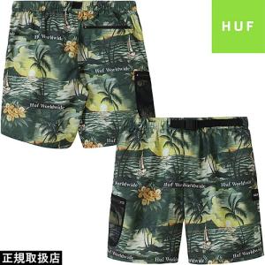 HUF（ハフ） HUF×REALTREE CROMER SHORT Lilac ショーツ カモ メンズ