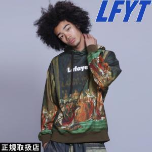 LFYT Lafayette ラファイエット THE CORONATION ALLOVER LAFAYETTE LOGO HOODED SWEATSHIRT｜7-seven