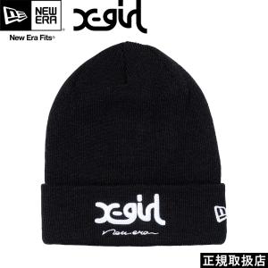 NEW ERA ニューエラ BASIC CUFF KNIT X-girl MILLS LOGO｜7-seven