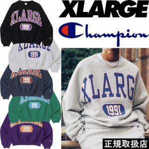 XLARGE（エクストラ ラージ） CHENILLE LOGO CREWNECK SWEATSHIRT