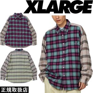 XLARGE エクストララージ CRAZY PLAID SHIRTの商品画像