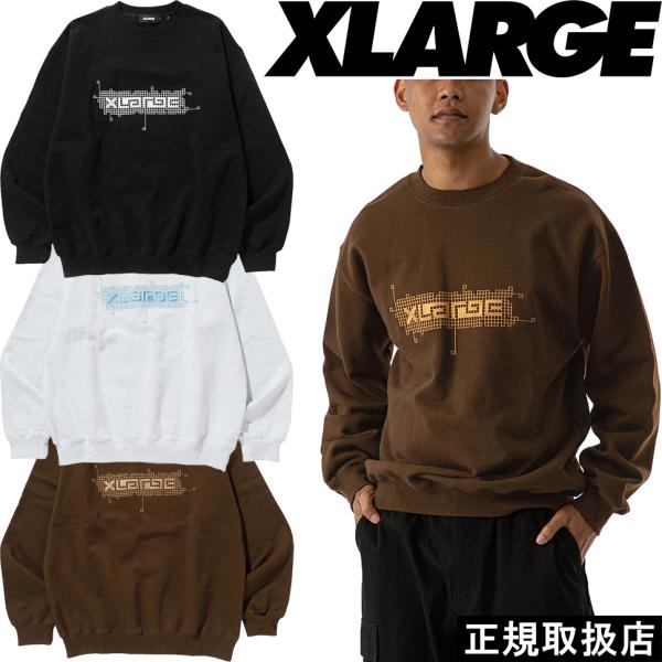 XLARGE エクストララージ ELECTRONIC CIRCUIT CREWNECK SWEATS...