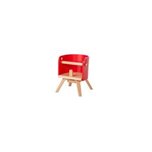 SDI Fantasia new カロタミニ CAROTA mini レッド CRT-02L ローチェア 木製 モダン 椅子 イス 佐々木デザイン 一部地域 送料無料｜716baby