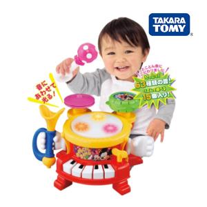 知育玩具 1歳 2歳 3歳 トゥーンタウン リズムあそびいっぱい マジカル バンド タカラトミー おもちゃ 子供 キッズ baby kids 楽器 ピアノ 楽器玩具