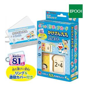 正規品 知育玩具 3歳 4歳 5歳 ポケットピクチュアカード かけざん九九