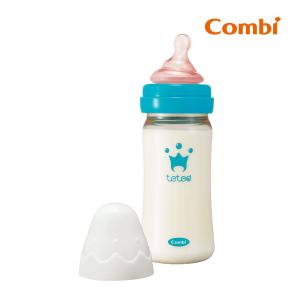 コンビ テテオ 授乳のお手本 哺乳びんプラスチック製 240ml Mサイズ乳首付 combi ほ乳びん ビン ベビー 赤ちゃん ミルク ほ乳ビン 子育て｜716baby