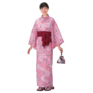 お七帯 桜 着物 八百屋お七 関東だらり 町娘 レディース舞踊 137