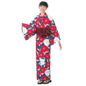 お取り寄せ商品 旅館用仕立上りゆかた・おねまき 女性用柄（四君子) S