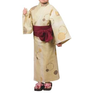 お取り寄せ商品　旅館用仕立上りゆかた・おねまき　子ども用浴衣（雪化粧)　小・中・大寸　［リネン浴衣 Hotel Yukata 温泉 旅館浴衣 ゆかた キッズ浴衣］