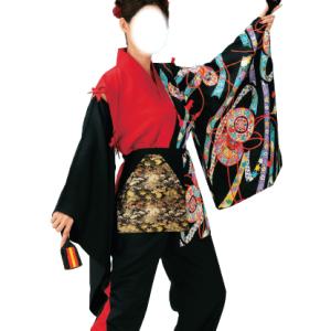 よさこい衣装　よさこいコスチューム（レディース）　束ね熨斗・鼓　4-ty60011