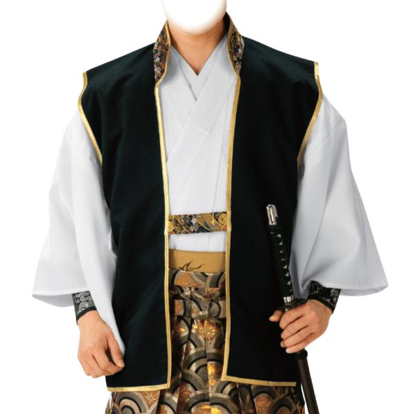 陣羽織　黒　207-ty66111