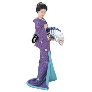 踊り 着物 裾引き 芸者着 大衆 演劇 仕立上がり ポリエステル 日本舞踊