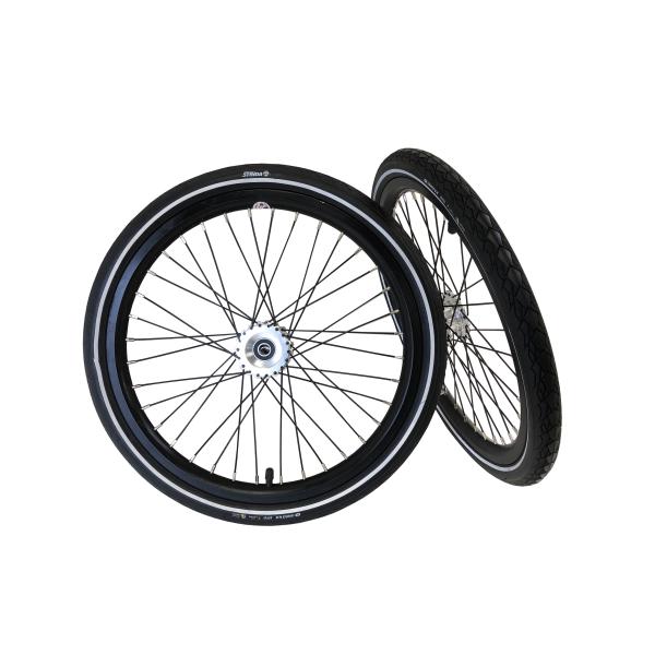 送料無料！STRIDA 18インチ スポークホイール ブラック