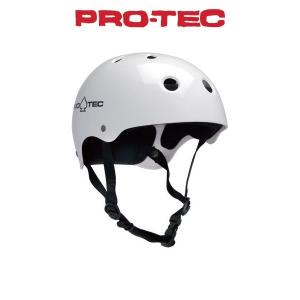 送料無料！ PRO-TEC プロテック ヘルメット CLASSIC SKATE グロスホワイト｜720cyclemate