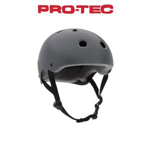 送料無料！ PRO-TEC プロテック ヘルメット CLASSIC SKATE マットグレイ Sサイズ