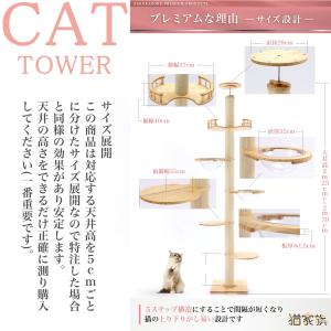 猫家族 突っ張り強化設計 倒れない キャットタ...の詳細画像2