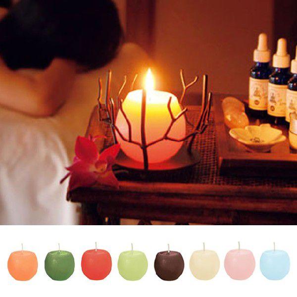 キャンドル 無香料 ボールキャンドル ナチュレ ボール80φ 全8色 ボール ろうそく ロウソク 蝋...