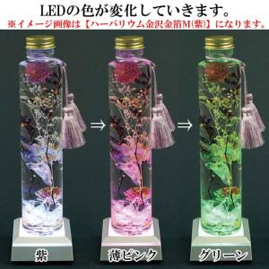 ハーバリウム金沢金箔S(LED台付) 花材 オ...の詳細画像4
