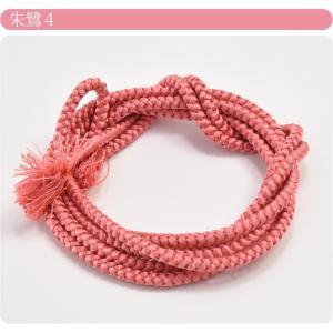 帯締め 帯飾り 帯紐 通年用 日本製 正絹 好...の詳細画像4