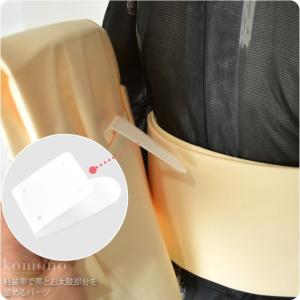 お仕立て用品 日本製 軽装帯用 留め具 白 作り帯 結び帯用
