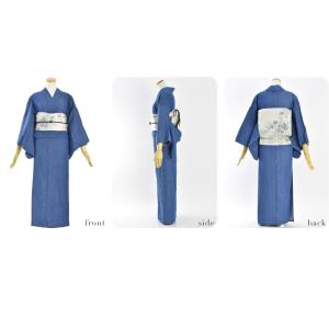 爆買 洗える 木綿 着物 単品 袷用 単衣用 ...の詳細画像3