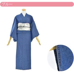 爆買 洗える 木綿 着物 単品 袷用 単衣用 ...の詳細画像4