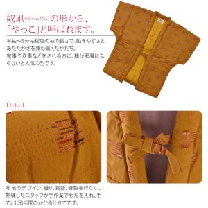 久留米 半纏 レディース 防寒用 冬用 日本製...の詳細画像2