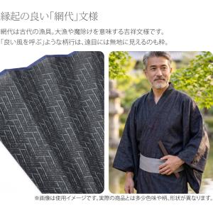 浴衣 扇子 和装 夏用 松寿庵 網代柄 布扇子...の詳細画像5