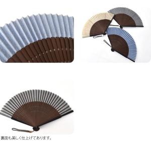 爆買 浴衣 扇子 和装 夏用 松寿庵 米沢織 ...の詳細画像3