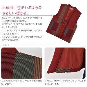 久留米 半纏 レディース 防寒用 冬用 日本製...の詳細画像2