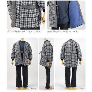 久留米 半纏 メンズ 防寒用 冬用 日本製 光...の詳細画像3