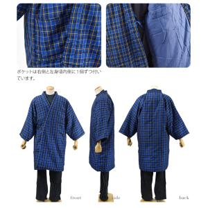 久留米 半纏 メンズ 防寒用 冬用 日本製 光...の詳細画像3