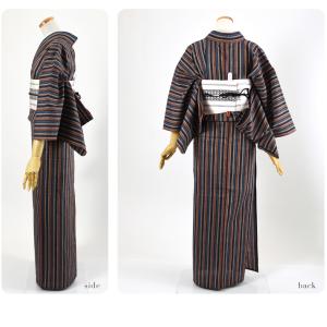 洗える 木綿 着物 単品 単衣用 日本製 WA...の詳細画像3