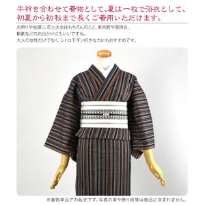 洗える 木綿 着物 単品 単衣用 日本製 WA...の詳細画像4