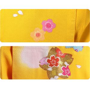 七五三 着物 7歳 袷用 日本製 逸品 正絹 ...の詳細画像4