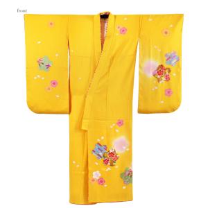 七五三 着物 7歳 袷用 日本製 逸品 正絹 ...の詳細画像5